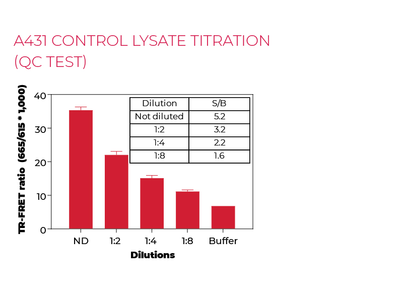 A431 control lysate titration (QC Test)