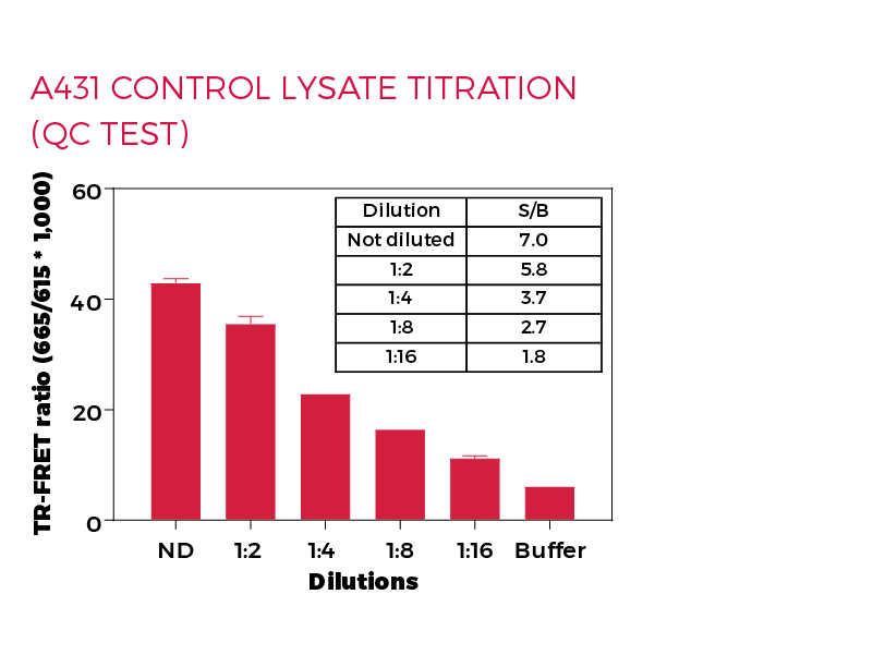 A431 control lysate titration (QC Test)