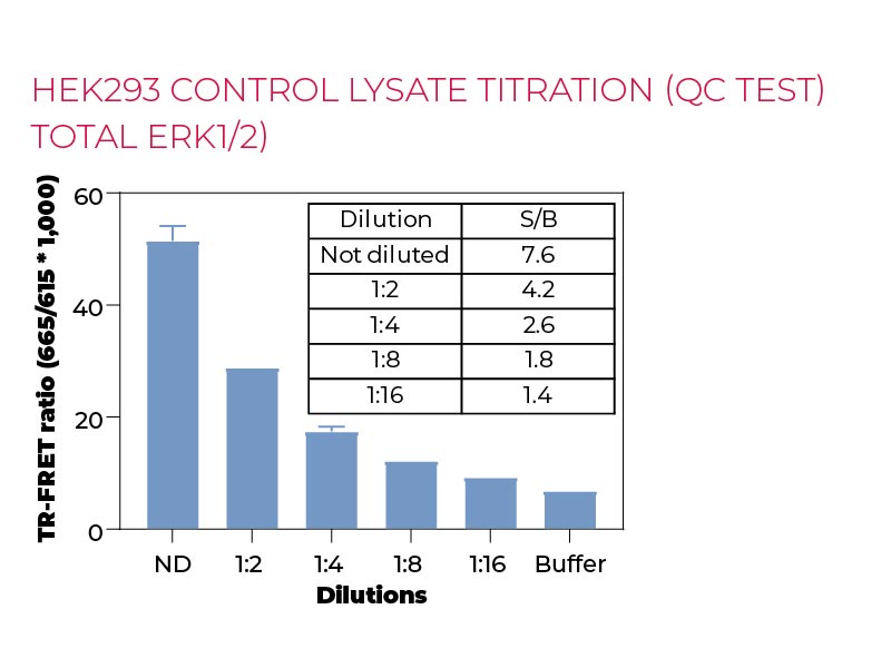 HEK293 control lysate titration (QC Test) Total-ERK1-2)