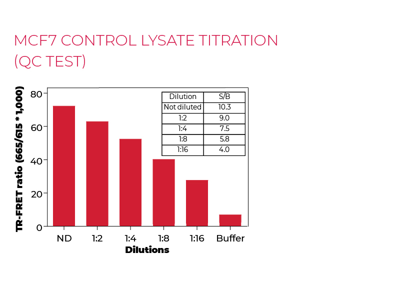 MCF7 control lysate titration (QC Test)