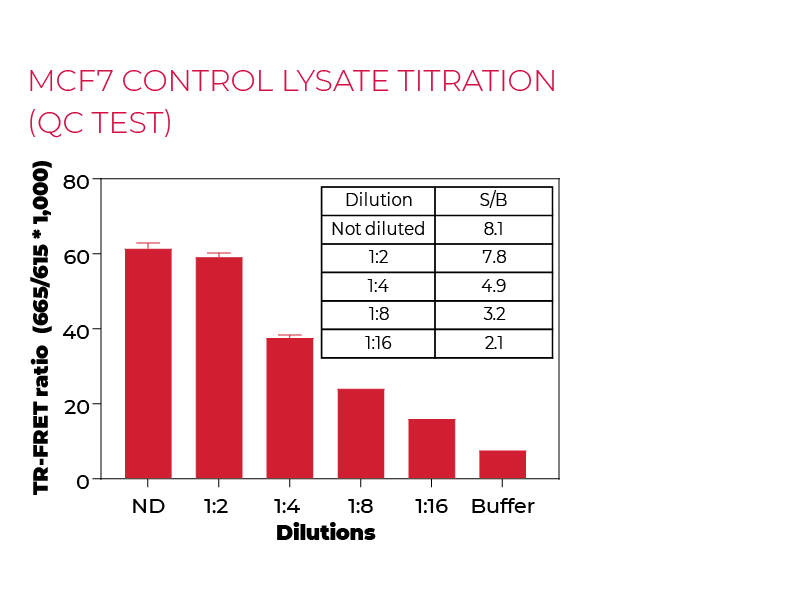 MCF7 control lysate titration (QC Test)
